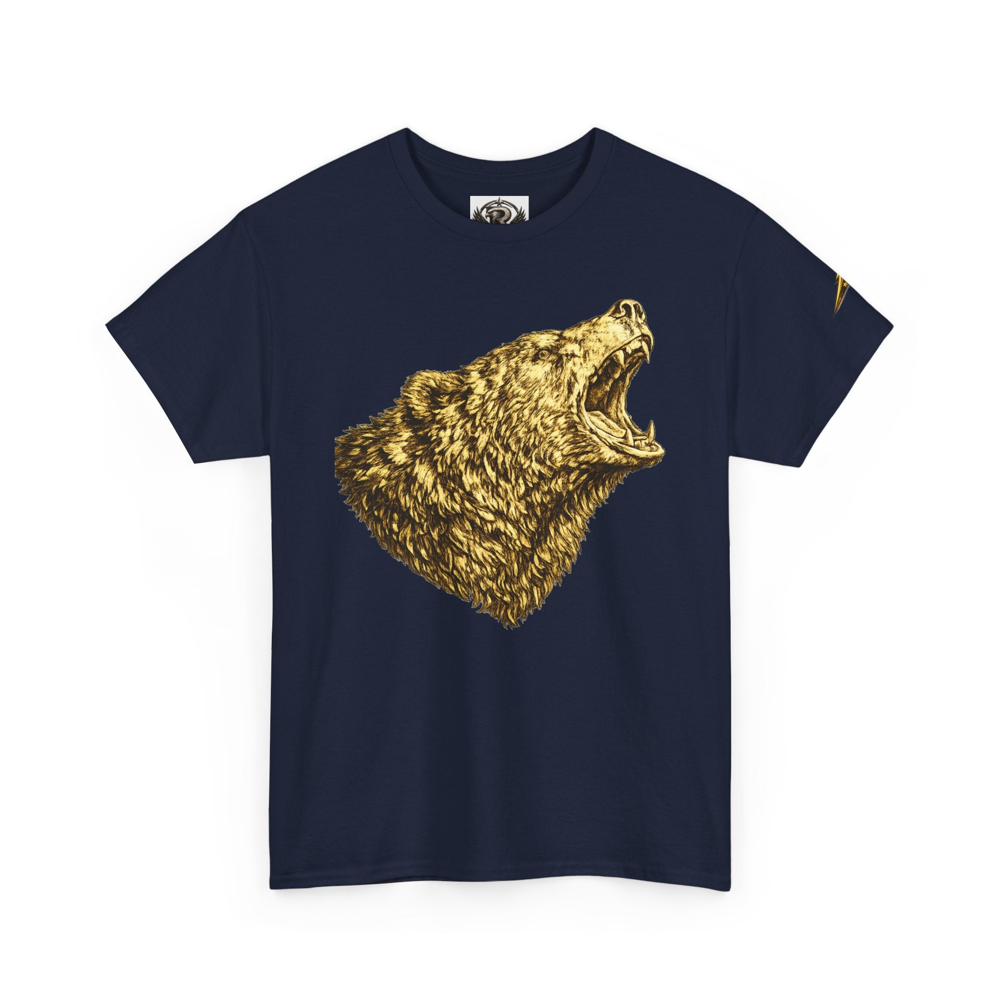 Roaring Bear Graphic Tee — Vintage Wilderness Animal T-Shirt