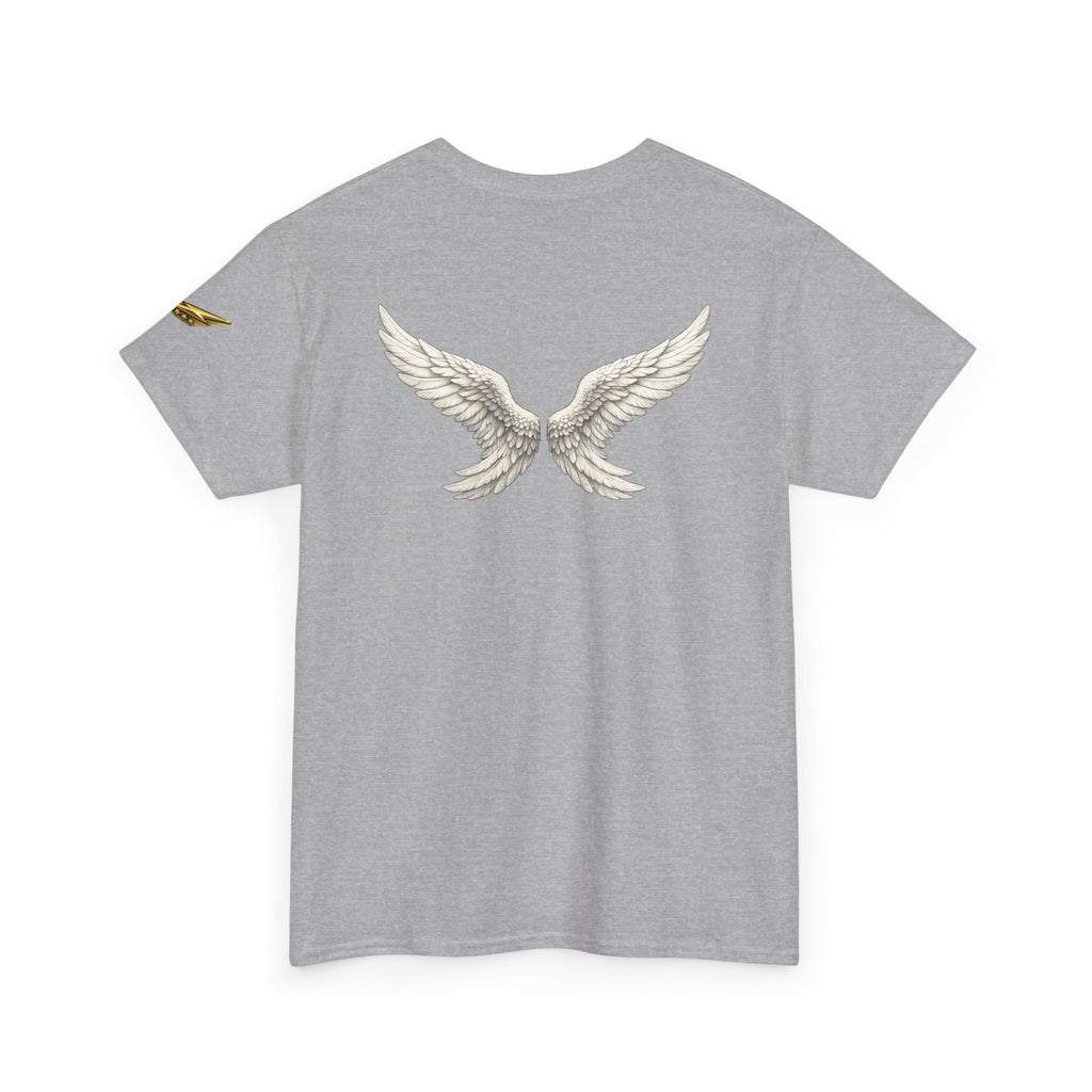 Angel Wings Graphic Tee — White Wing Back Print