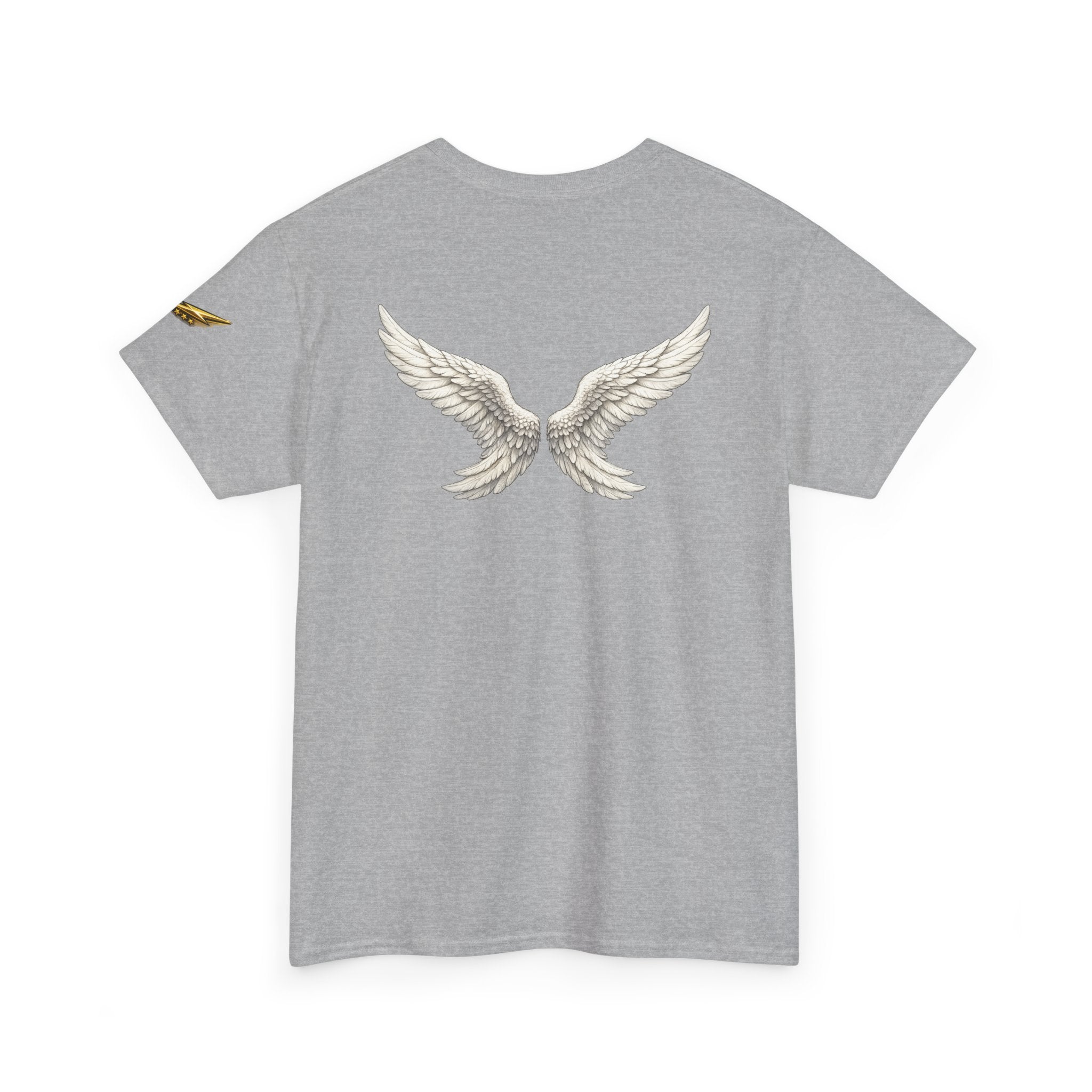 Angel Wings Graphic Tee — White Wing Back Print