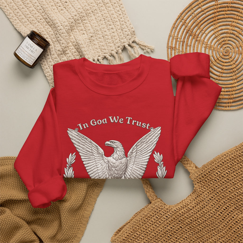 In God We Trust Eagle Crewneck Sweatshirt