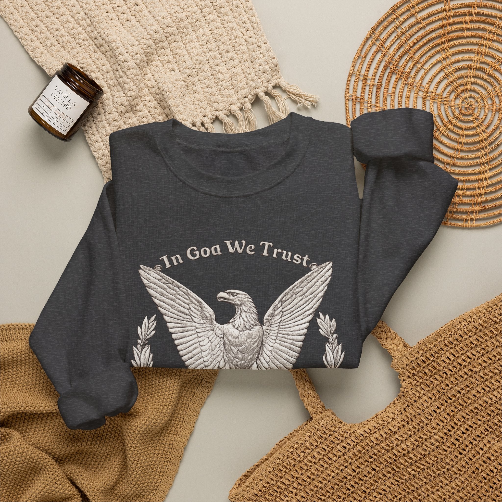In God We Trust Eagle Crewneck Sweatshirt