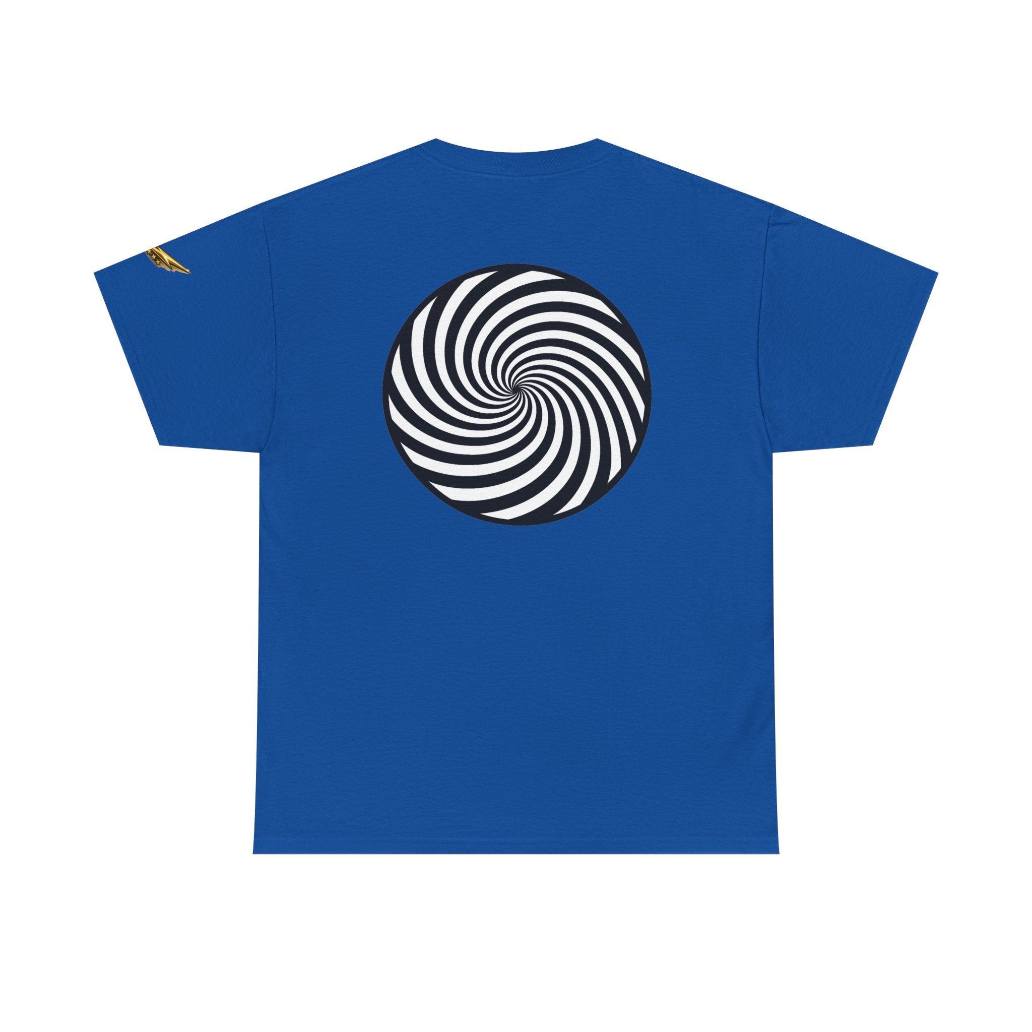 Hypnotic Spiral Tee — Optical Illusion Graphic T-Shirt