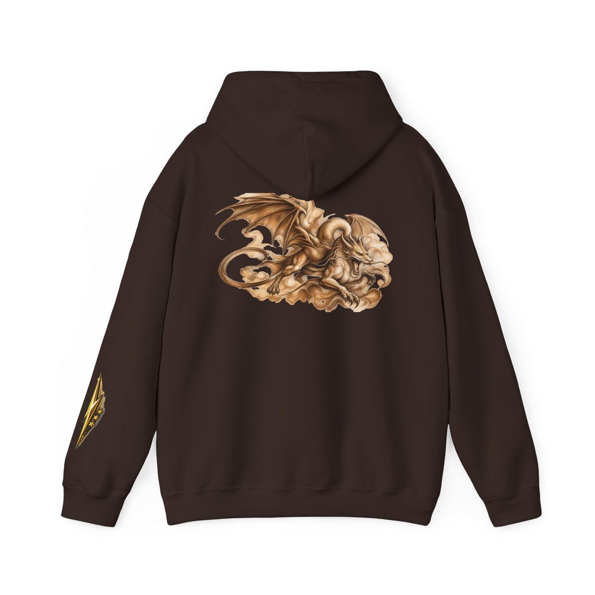 Hoodie — Golden Dragon Art Pullover