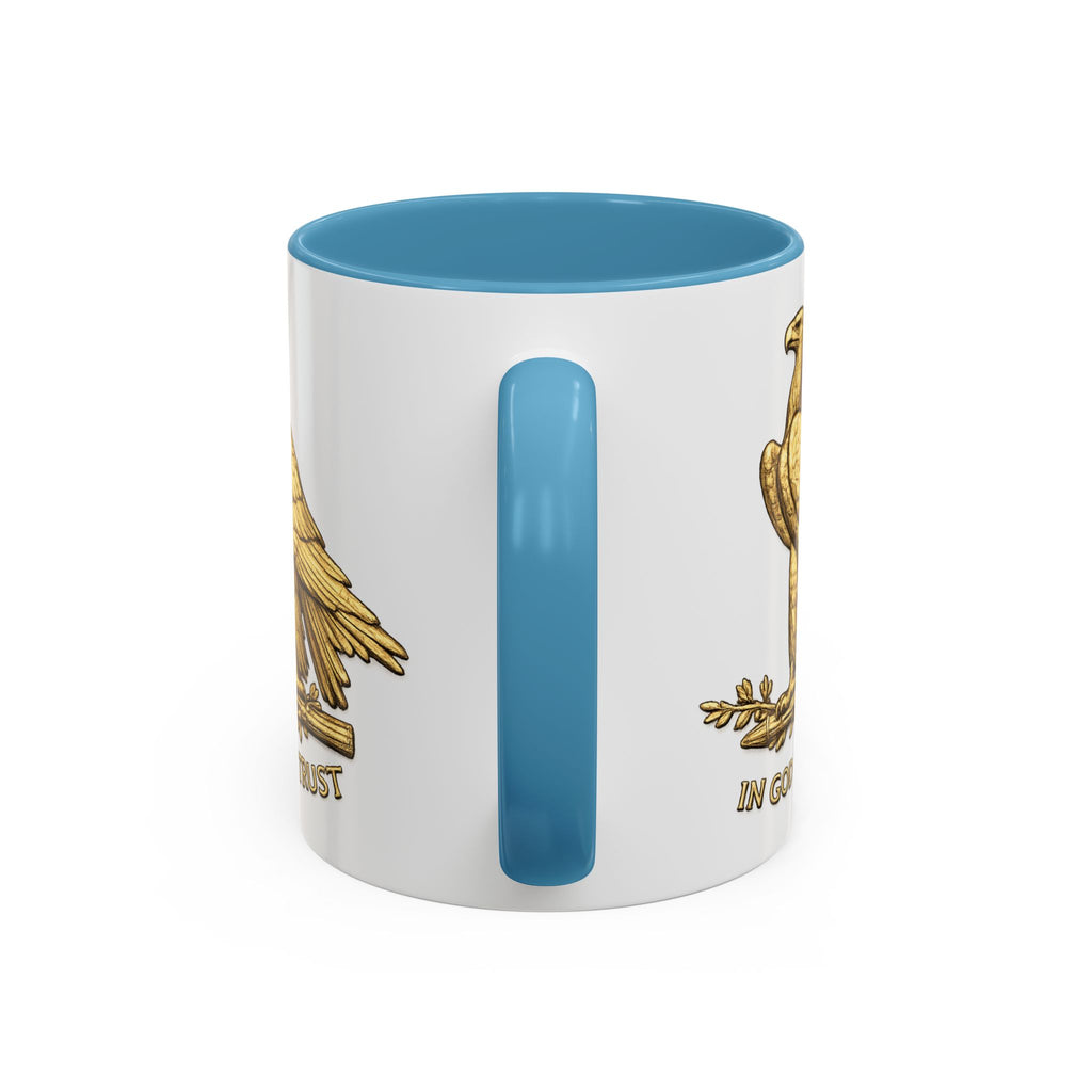 Gold Eagle "In God We Trust" Accent Coffee Mug