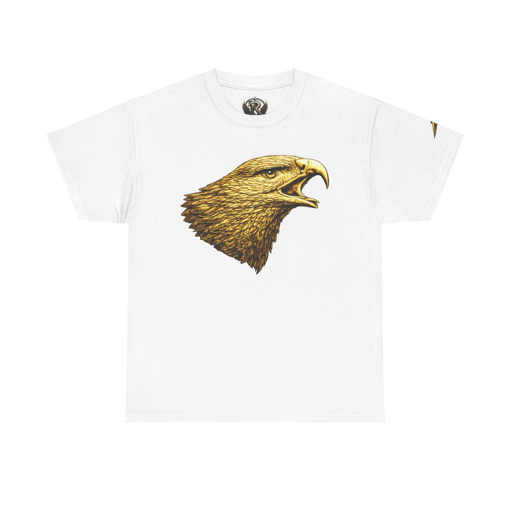 Eagle Head Graphic Tee — Vintage Golden Raptor Shirt