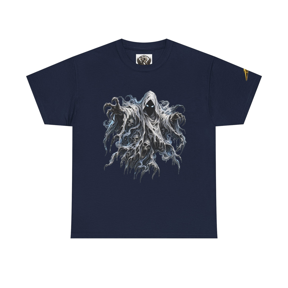 Ghostly Reaper Graphic Tee — Dark Grunge Horror T‑Shirt