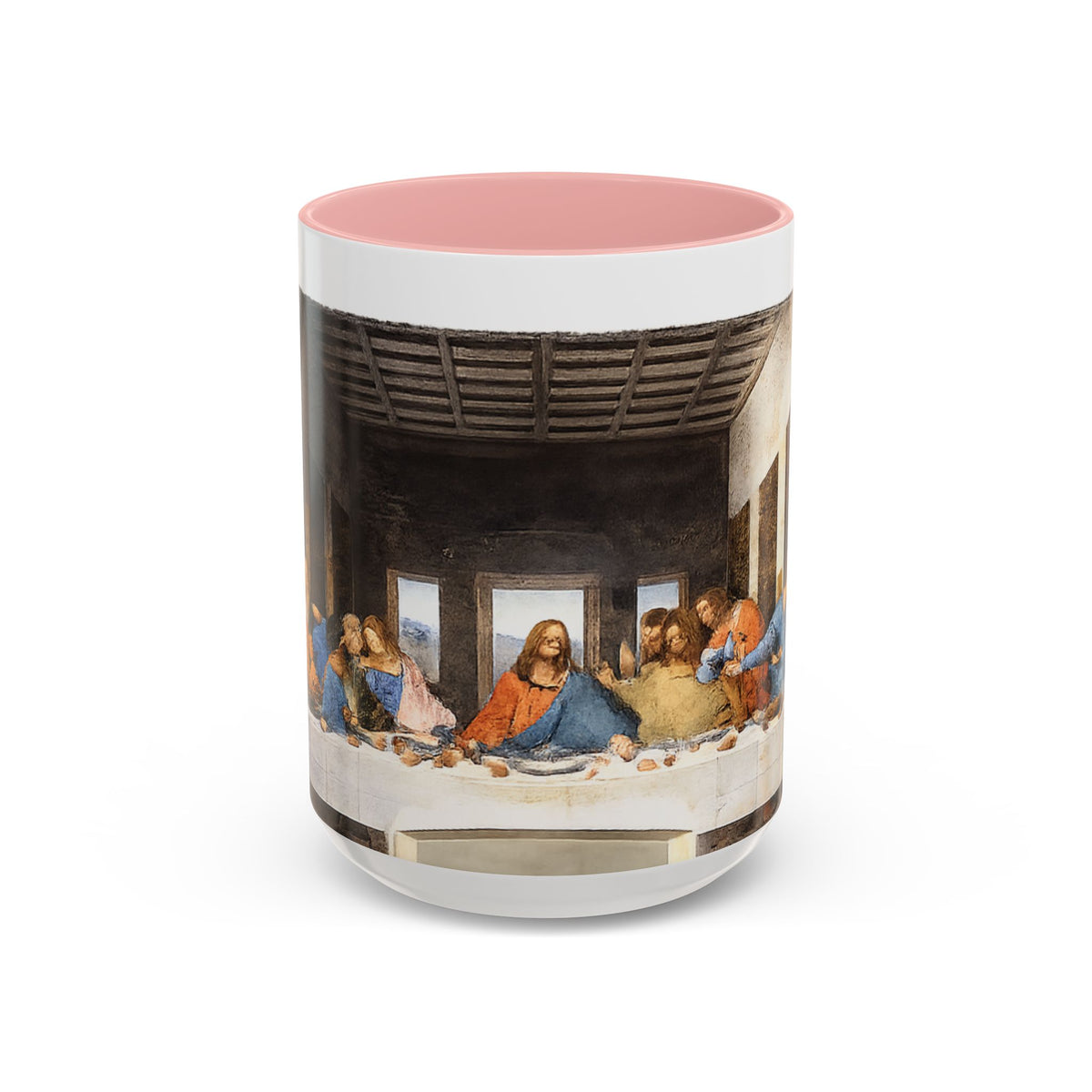 Last Supper Accent Coffee Mug — Religious Art Ceramic Coffee Cup (11/15oz)