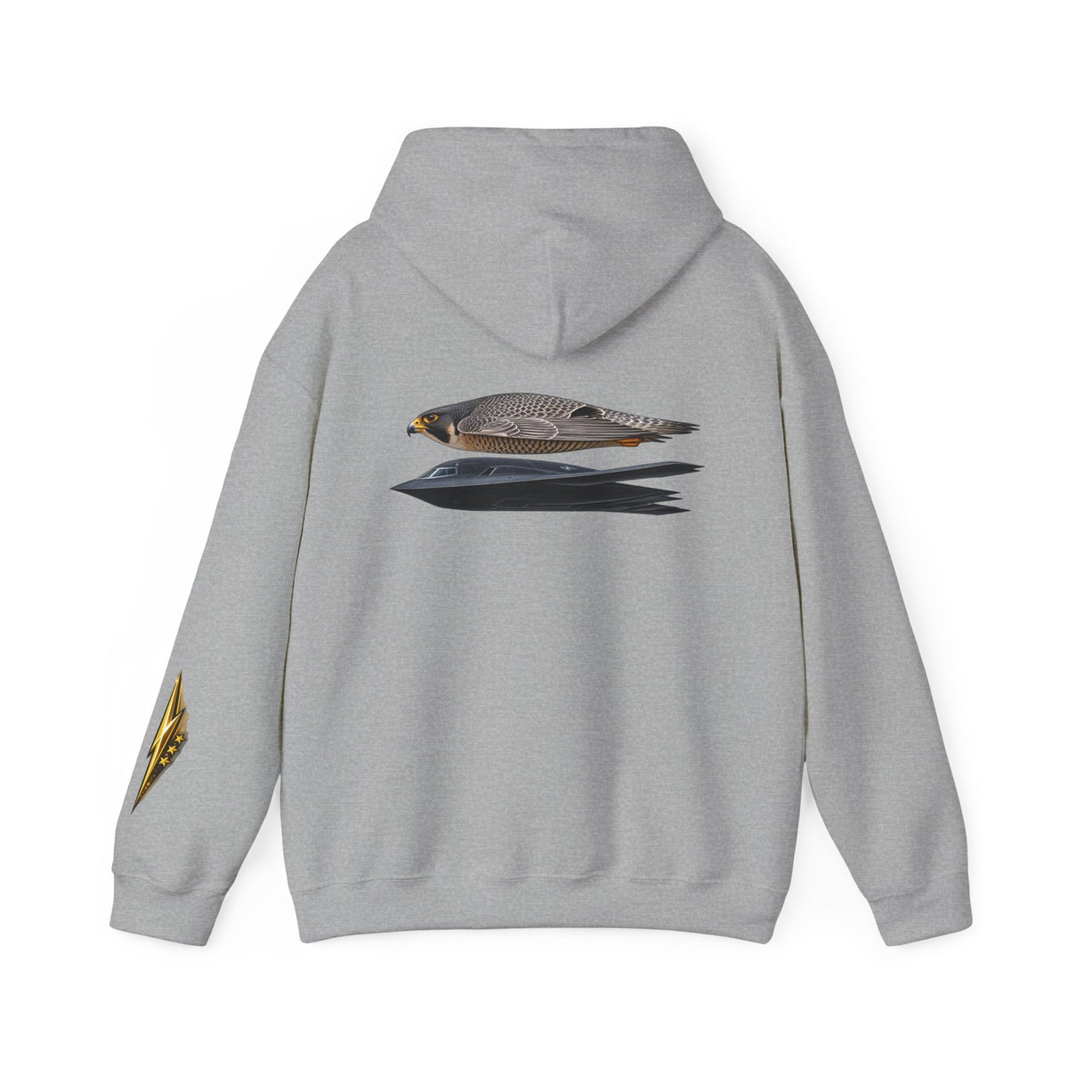 Copy of Dragon Graphic Hoodie — Monochrome Oriental Dragon Back Print, Sleeve Emblem