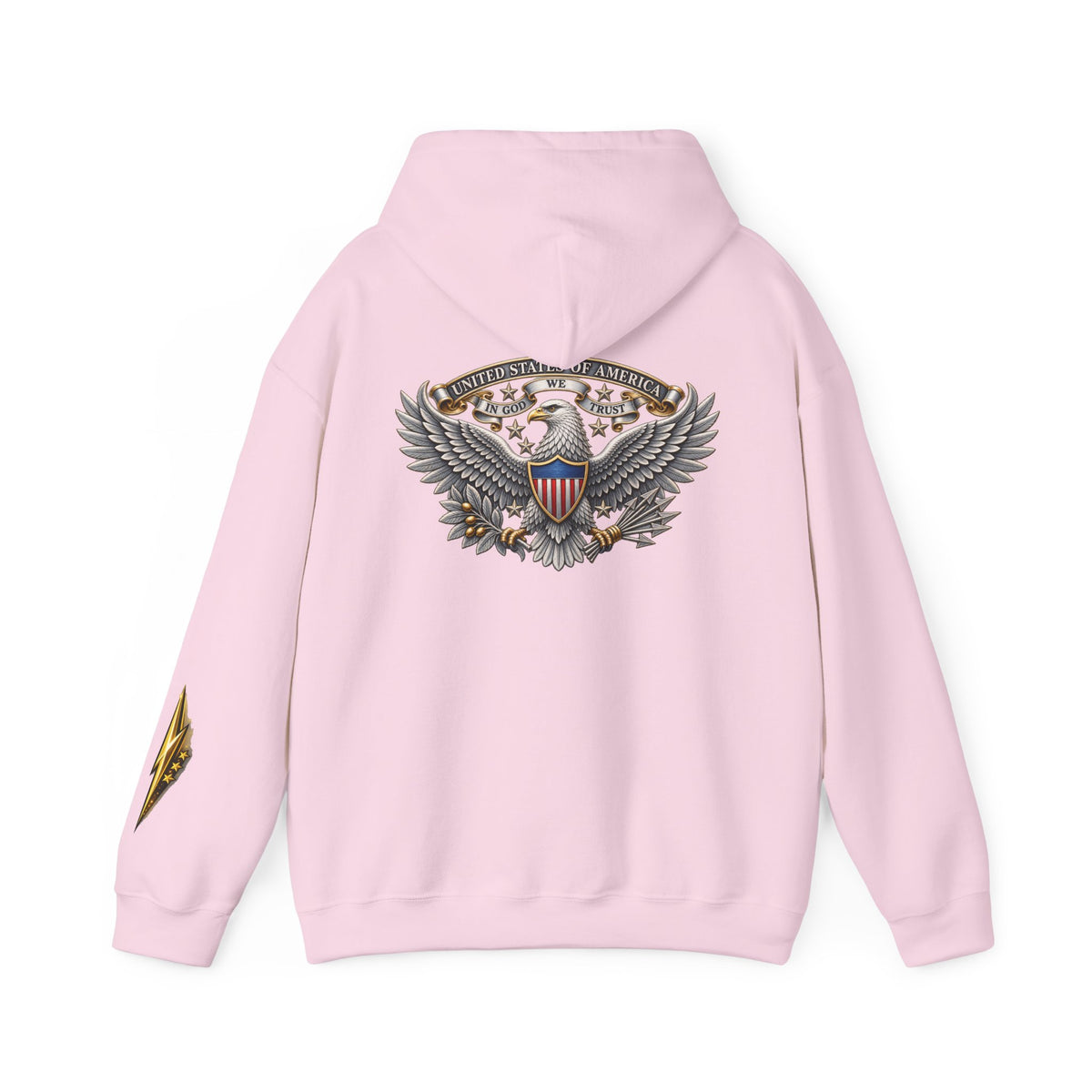 Patriotic Eagle Hoodie — American Shield Graphic Pullover