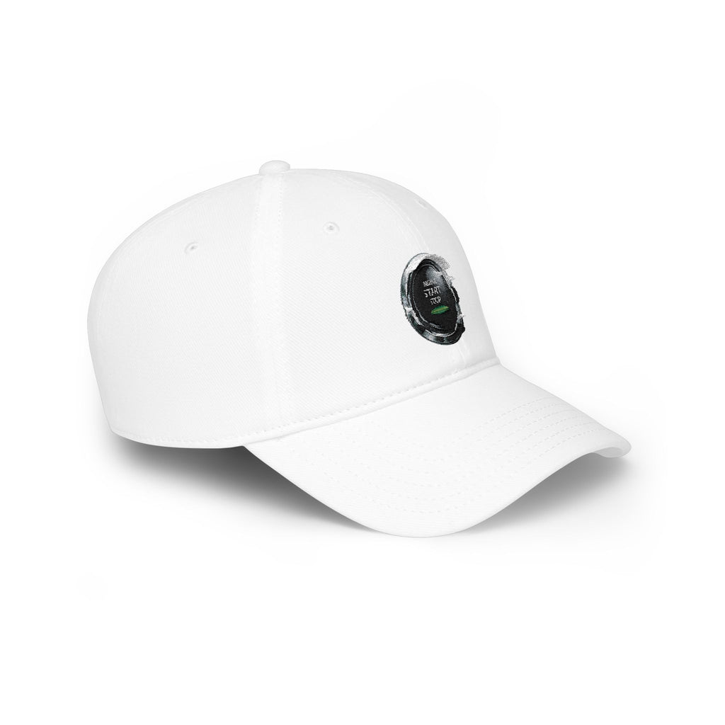 Low Profile Baseball Cap Start Stop— Casual Dad Hat