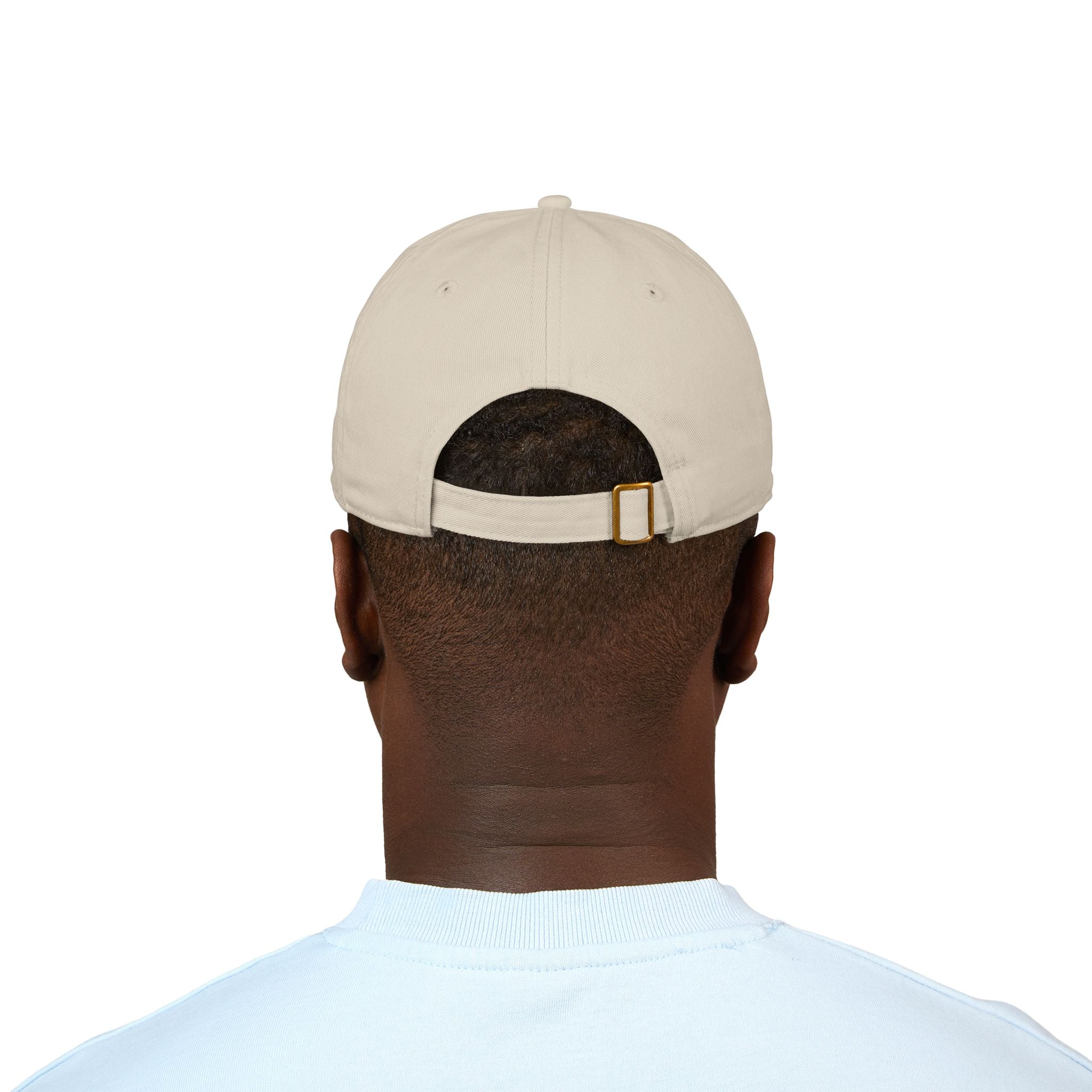 Embroidered Shield Baseball Cap – Organic Cotton, Vintage Crest Design