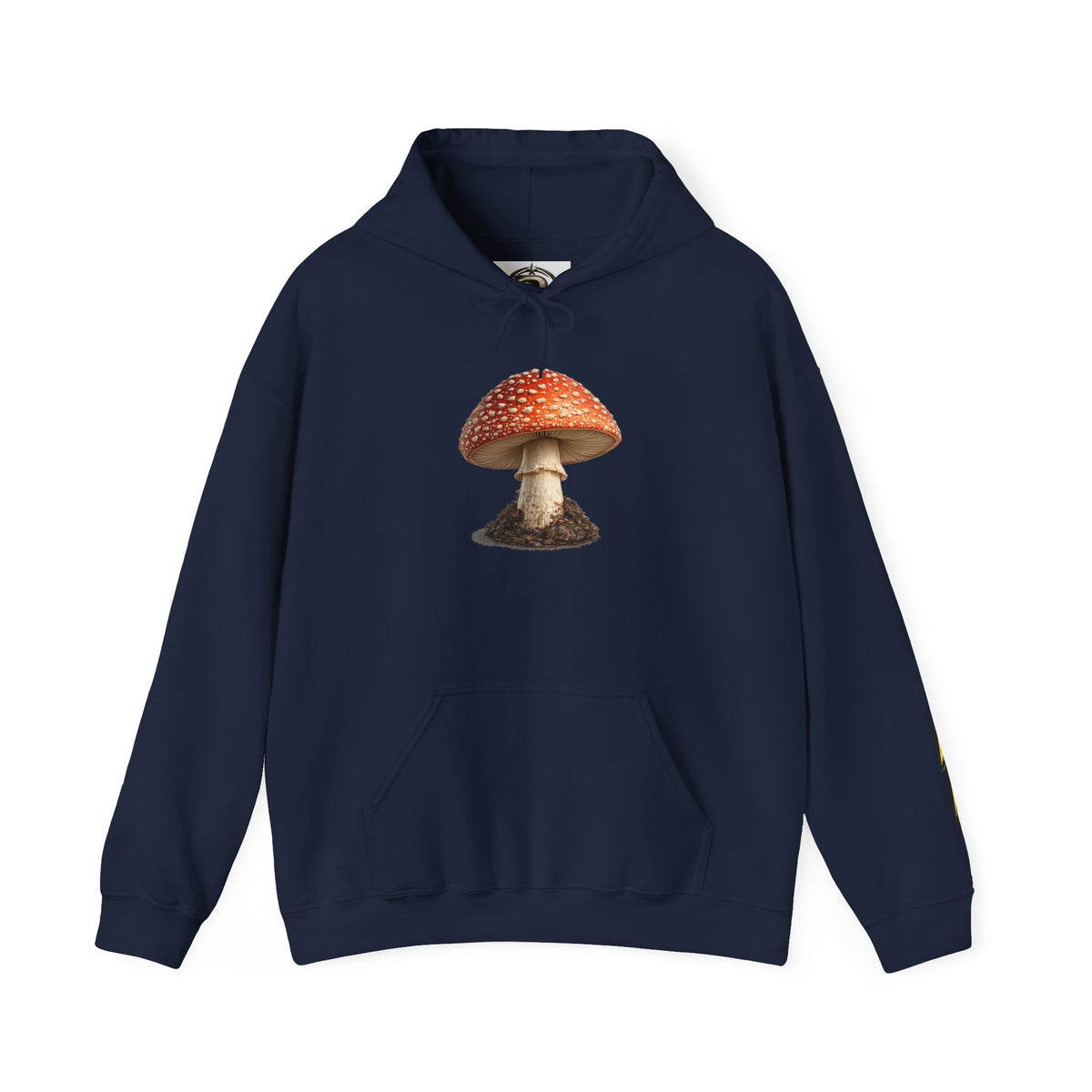 Mushroom Hoodie — Vintage Fly Agaric Fungi Graphic Pullover