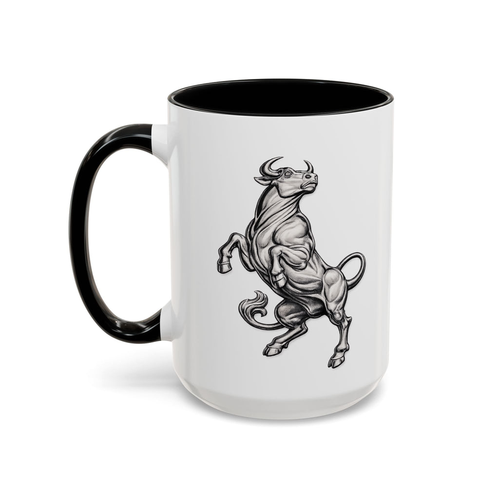 Taurus Bull Coffee Mug — Zodiac Astrology Accent Mug (11/15oz)