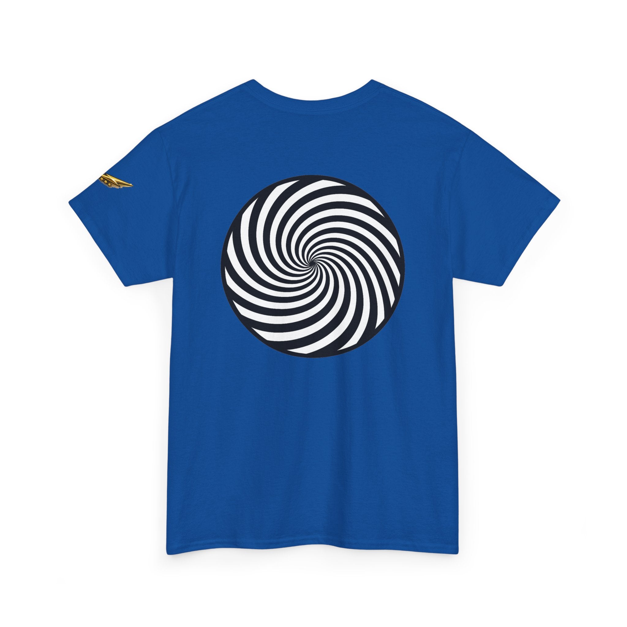 Hypnotic Spiral Tee — Optical Illusion Graphic T-Shirt