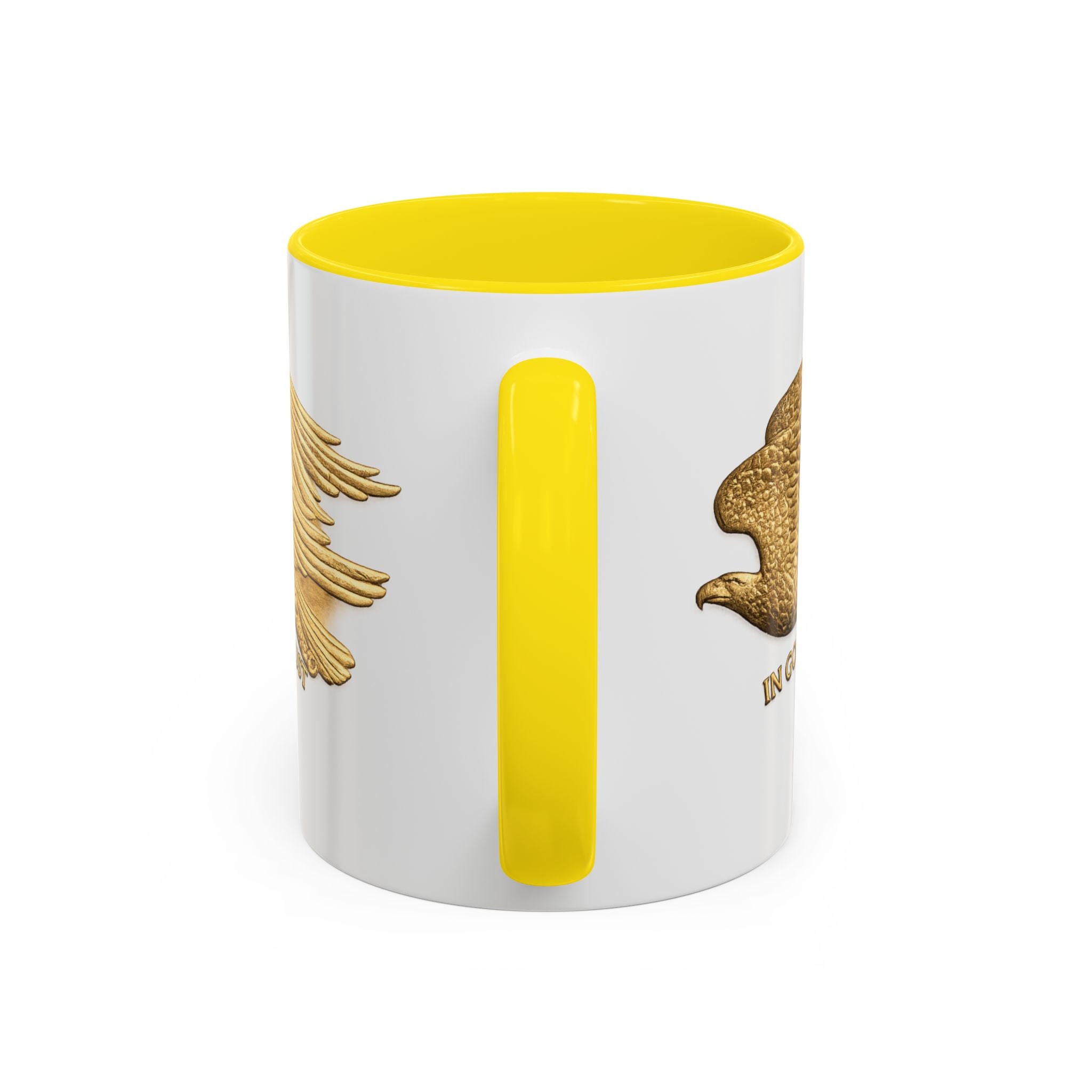 Gold Eagle "In God We Trust" Accent Coffee Mug