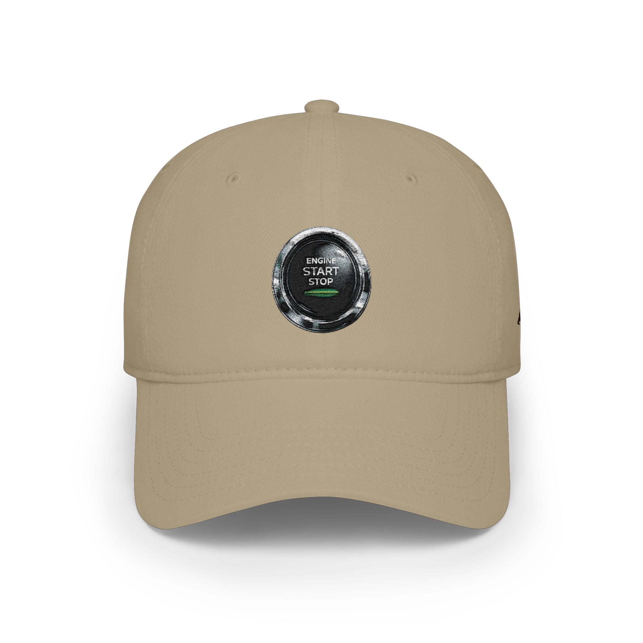 Low Profile Baseball Cap Start Stop— Casual Dad Hat