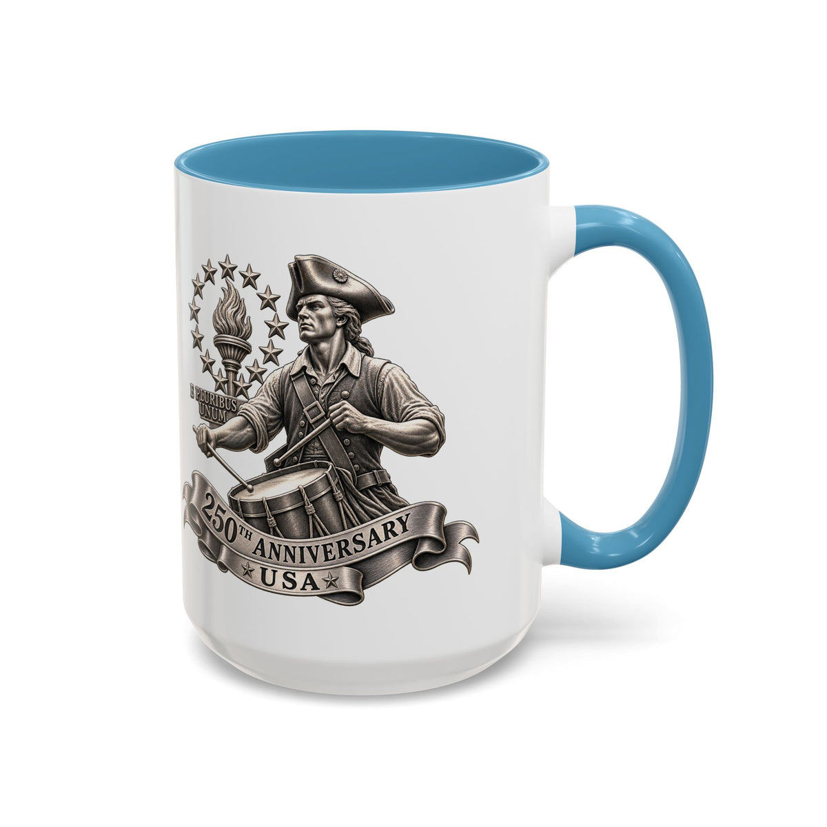 250th Anniversary USA Drum-Major Accent Coffee Mug