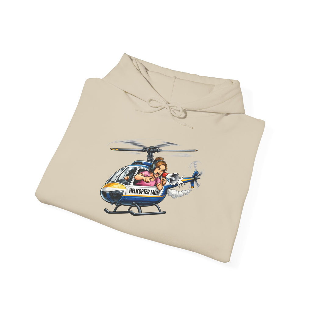 Helicopter Rescue Graphic Hoodie — Vintage Pilot Cartoon Sweatshirt