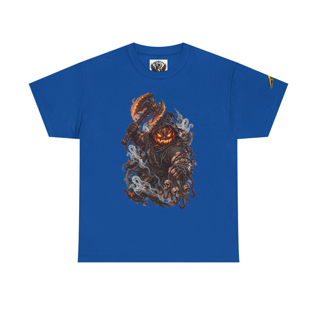 Pumpkin Scarecrow Tee — Spooky Halloween Jack-O'-Lantern Graphic T-Shirt