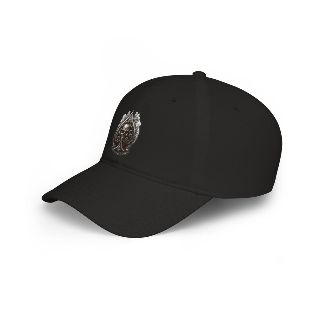Skull Ace Embroidered Baseball Cap