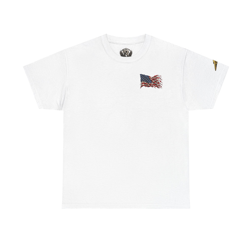 Aviation Fighter Jet T-Shirt — Vintage USAF Flag Graphic Tee