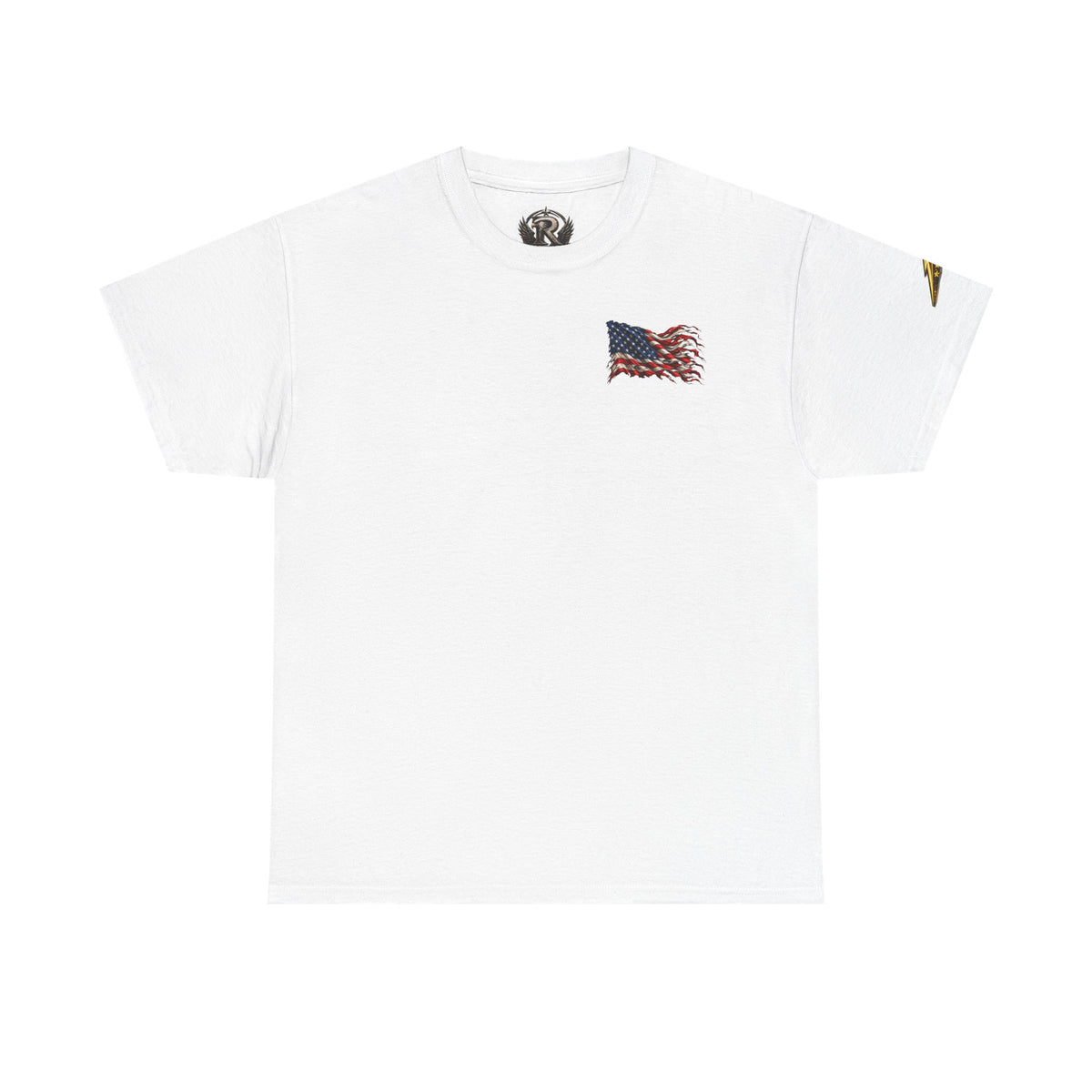 Aviation Fighter Jet T-Shirt — Vintage USAF Flag Graphic Tee