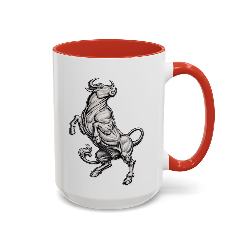 Taurus Bull Coffee Mug — Zodiac Astrology Accent Mug (11/15oz)