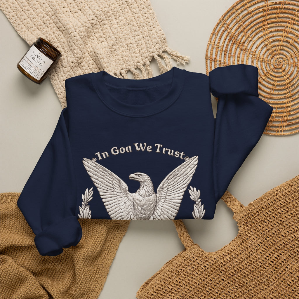 In God We Trust Eagle Crewneck Sweatshirt