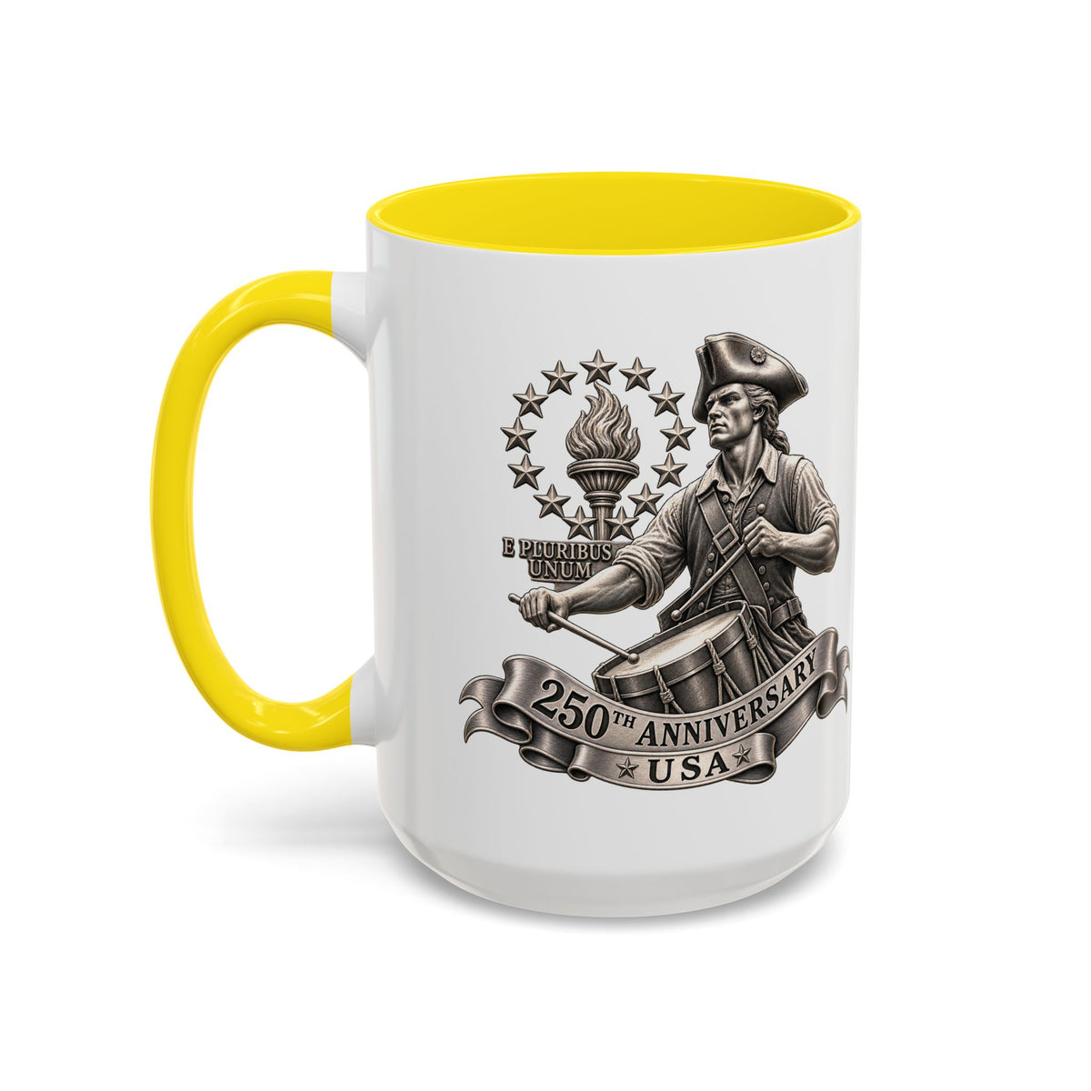 250th Anniversary USA Drum-Major Accent Coffee Mug