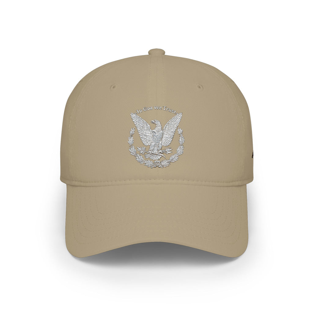 Copy of Low Profile Cap with Gold Eagle Embroidery — Patriot Vintage Baseball Hat
