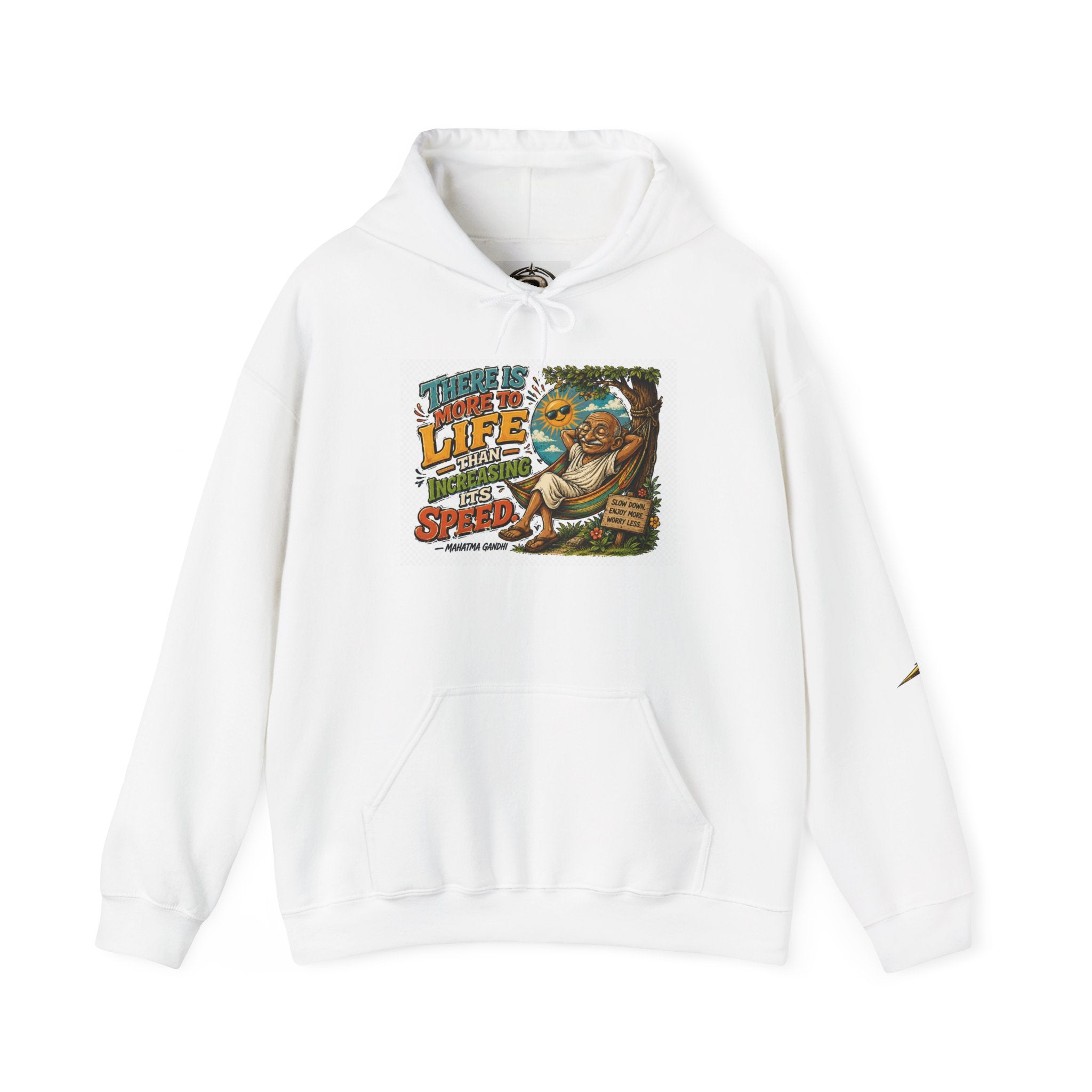 Sloth Life Hoodie — "There Is More to Life Than Speed" Relaxed Pullover