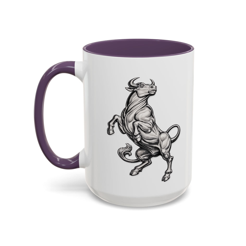 Taurus Bull Coffee Mug — Zodiac Astrology Accent Mug (11/15oz)