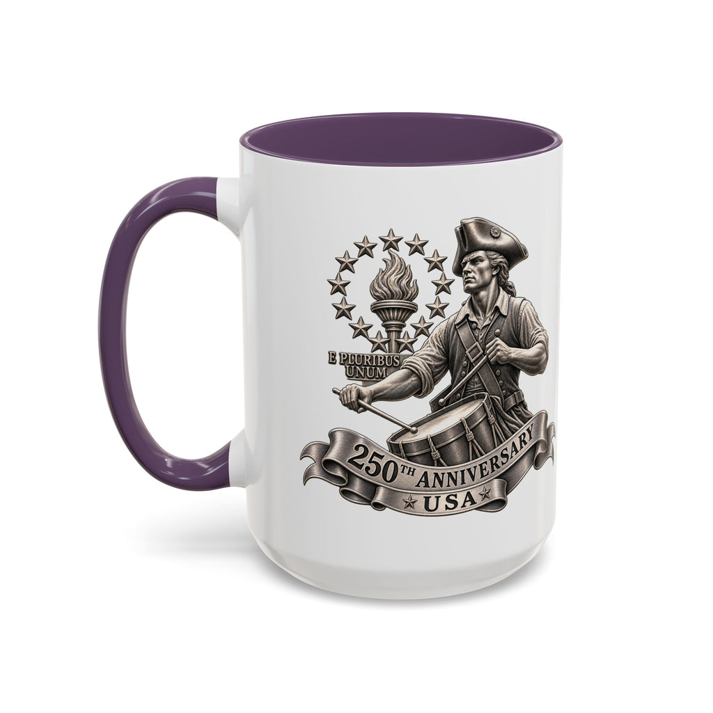 250th Anniversary USA Drum-Major Accent Coffee Mug