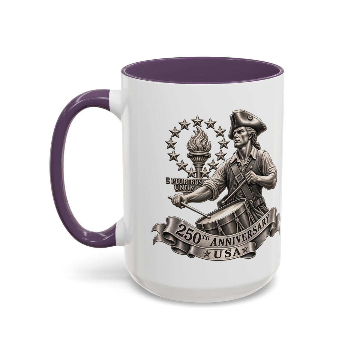 250th Anniversary USA Drum-Major Accent Coffee Mug