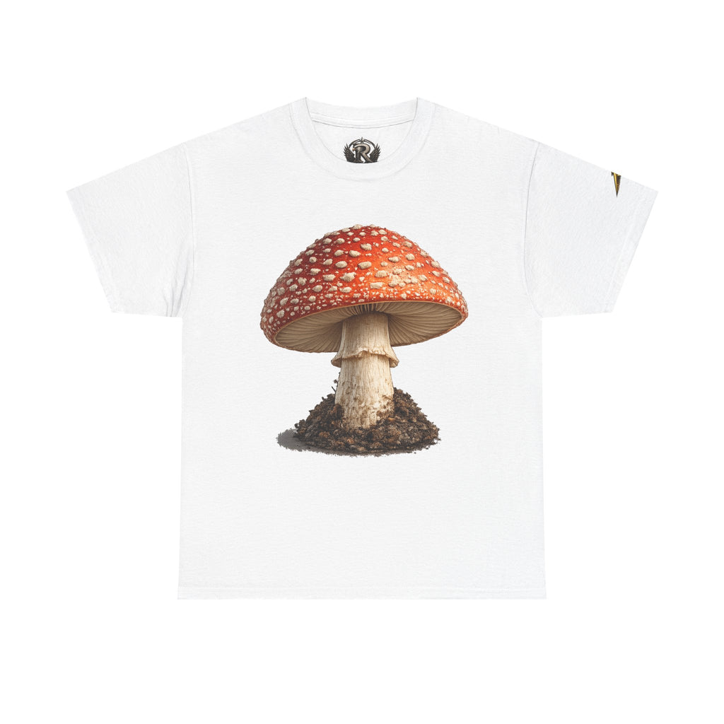 Fly Agaric Mushroom Graphic Tee — Botanical Nature T-Shirt