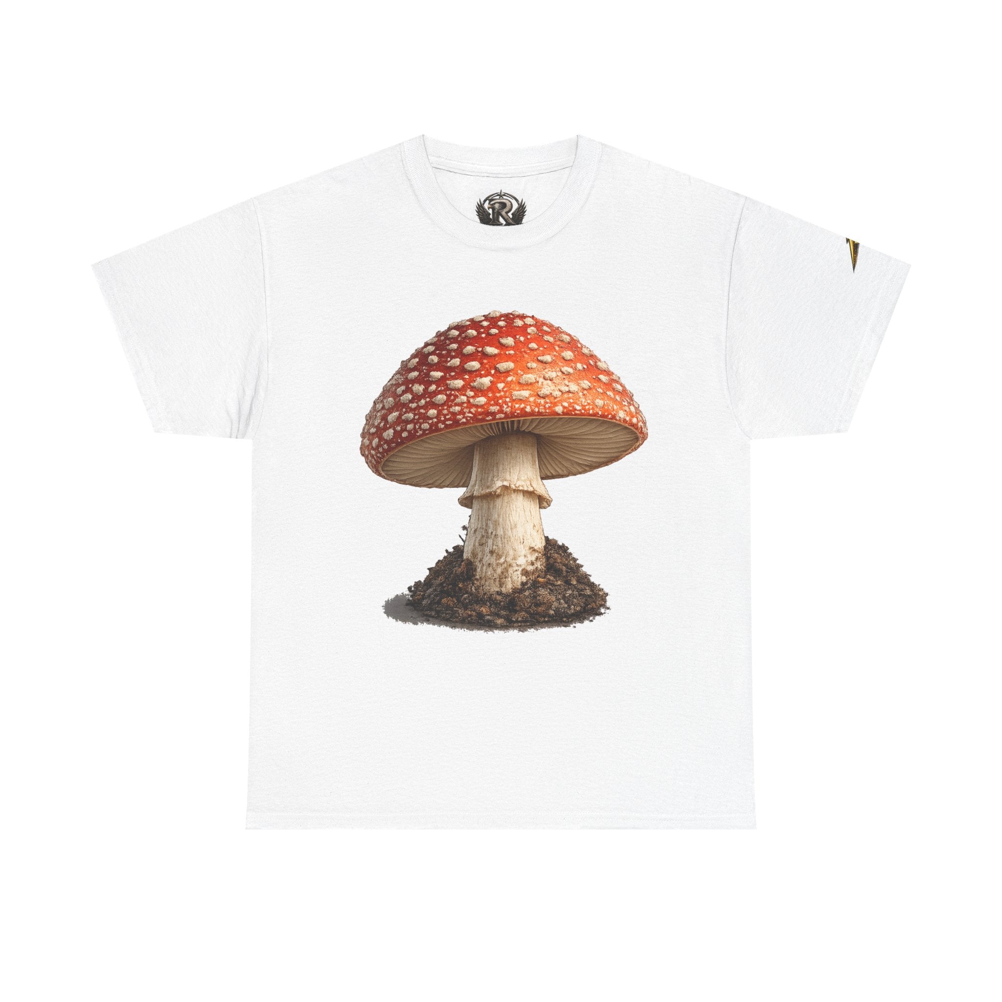 Fly Agaric Mushroom Graphic Tee — Botanical Nature T-Shirt