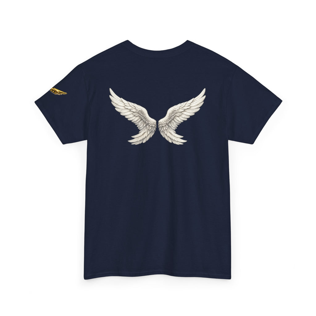 Angel Wings Graphic Tee — White Wing Back Print