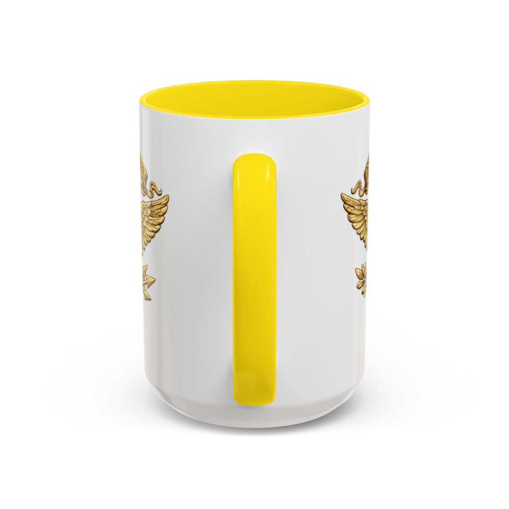 Gold Eagle 'In God We Trust' Accent Coffee Mug — Patriotic 11/15oz