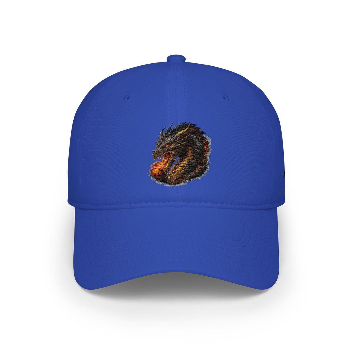 Dragon Head Embroidered Cap — Low Profile Baseball Hat