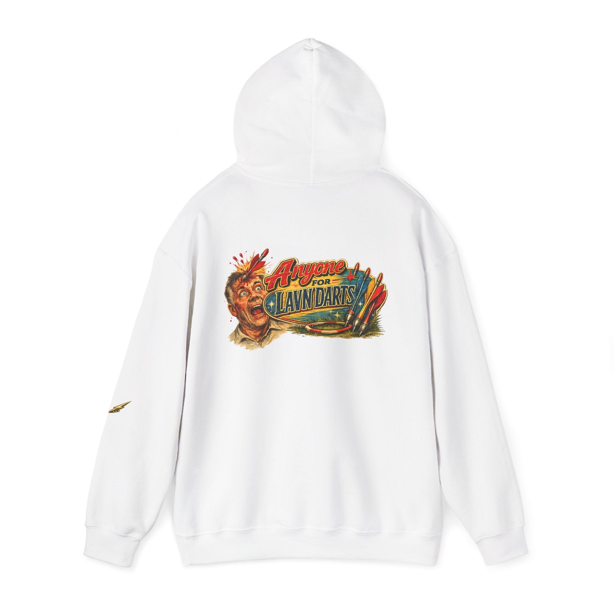 Hoodie - Awesome Lawn Darts Vintage Graphic Hoodie