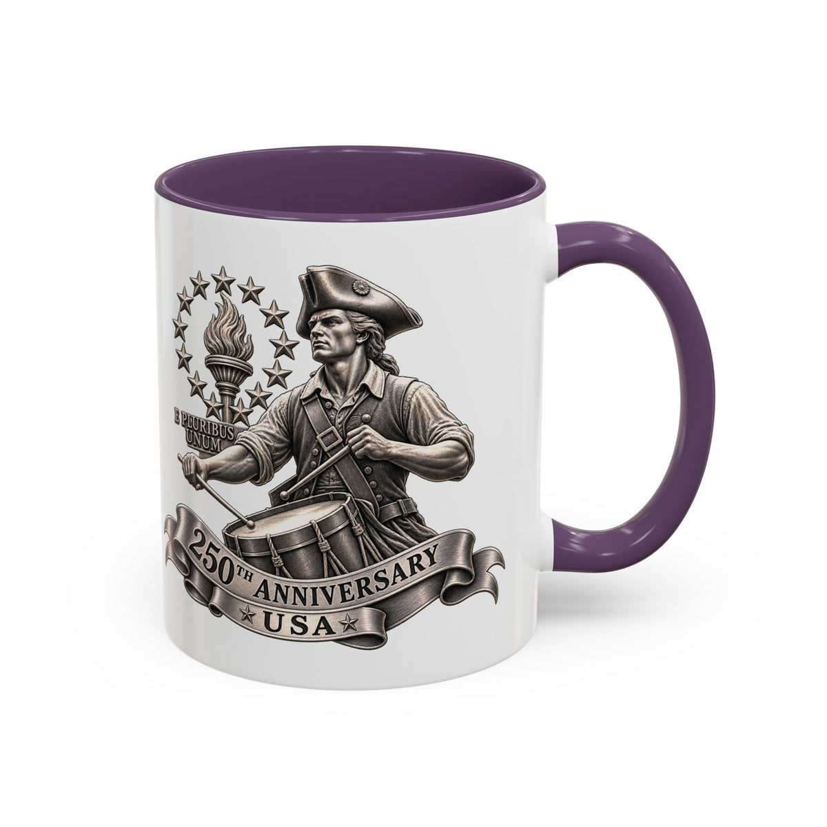 250th Anniversary USA Drum-Major Accent Coffee Mug