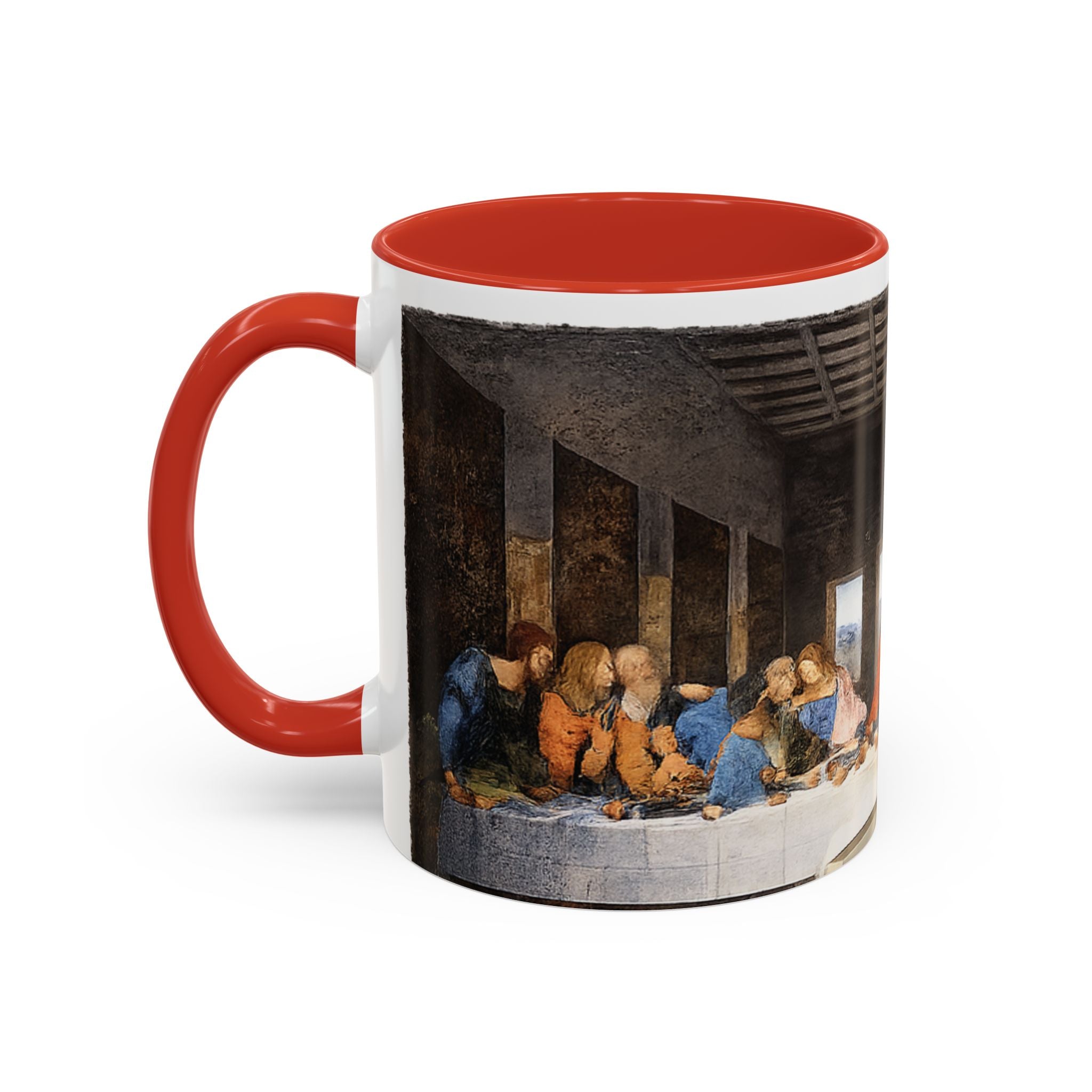 Last Supper Accent Coffee Mug — Religious Art Ceramic Coffee Cup (11/15oz)