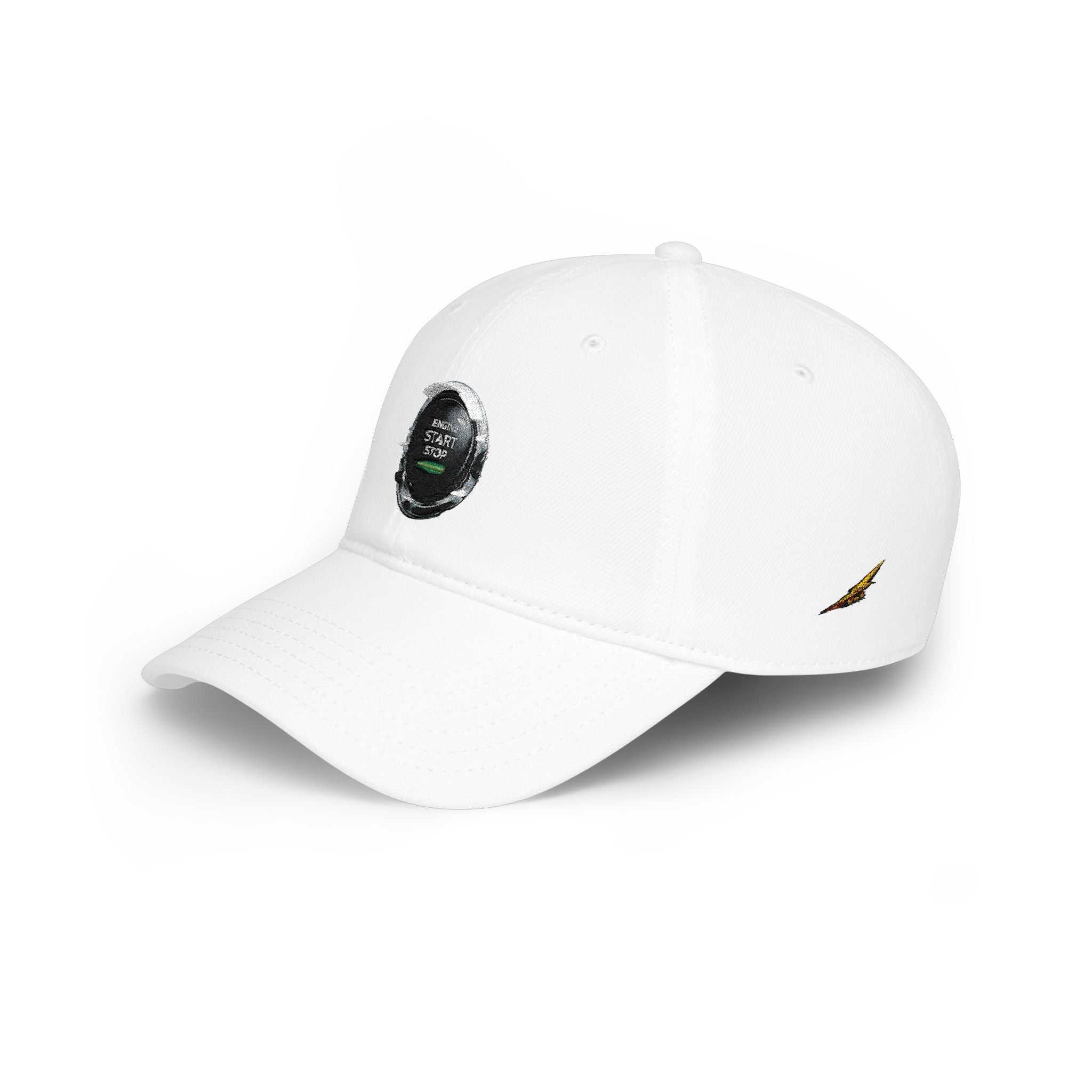 Low Profile Baseball Cap Start Stop— Casual Dad Hat