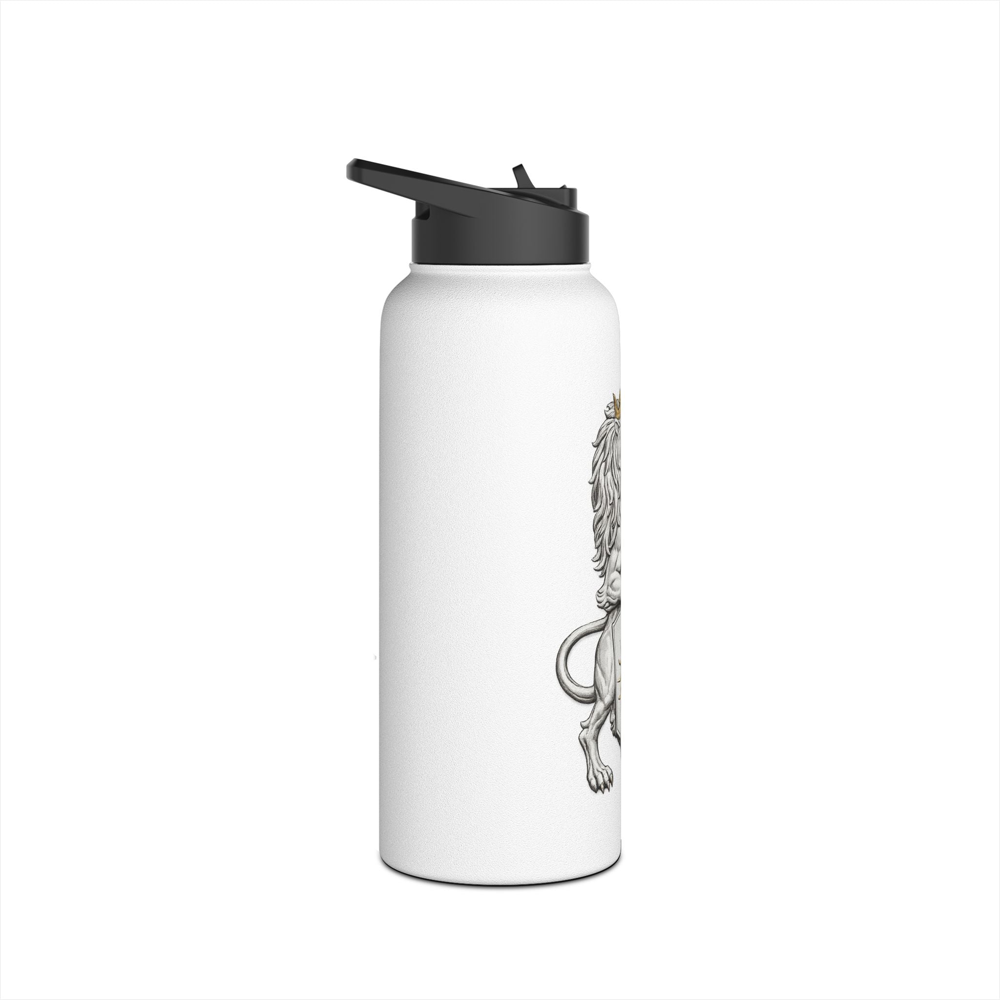 Regal Lion Crest Stainless Steel Water Bottle