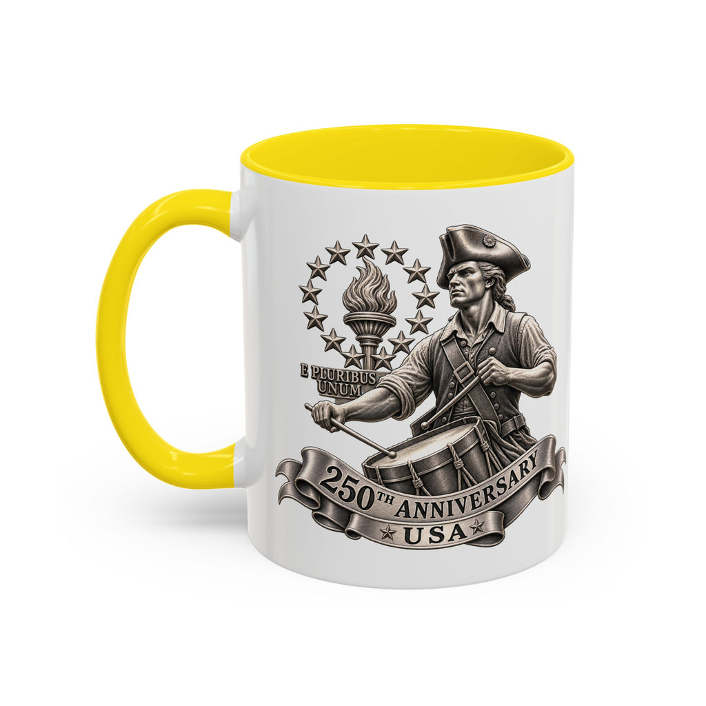 250th Anniversary USA Drum-Major Accent Coffee Mug