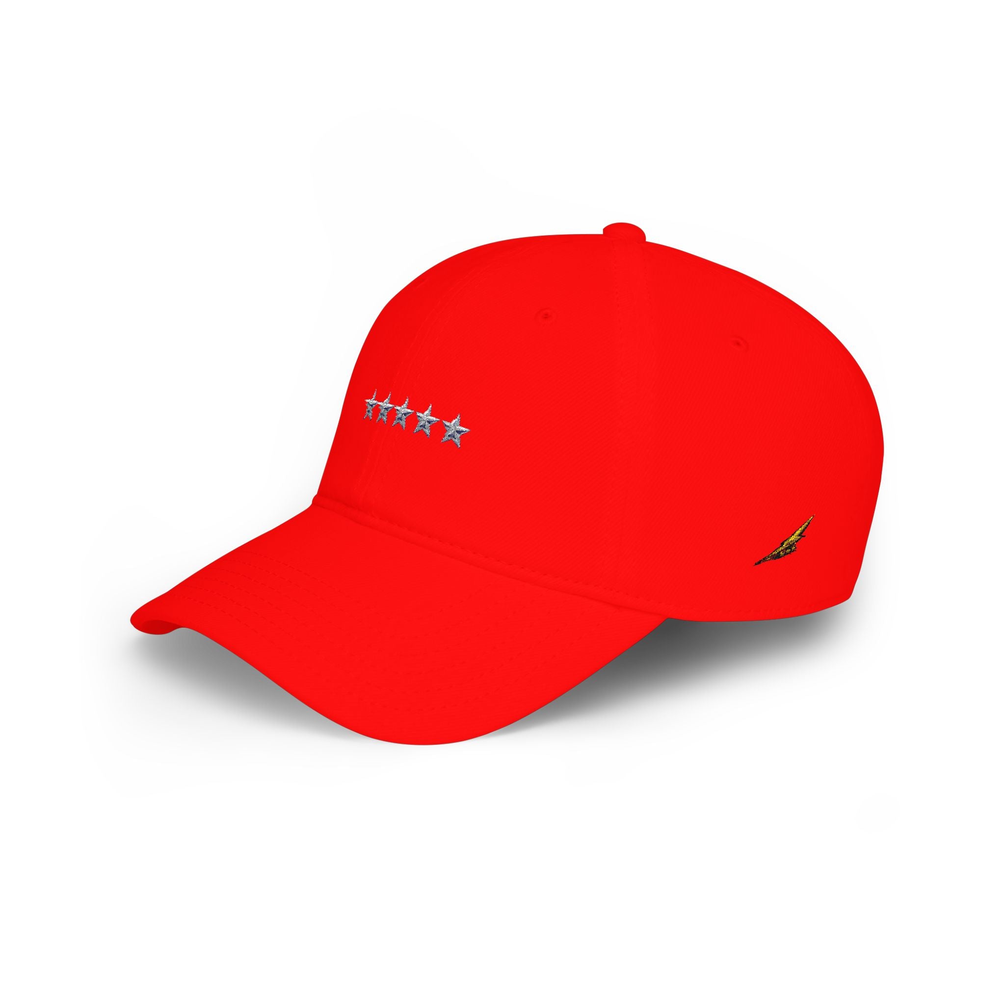 Low Profile Cap with Five Stars Embroidery – Patriotic Baseball Hat