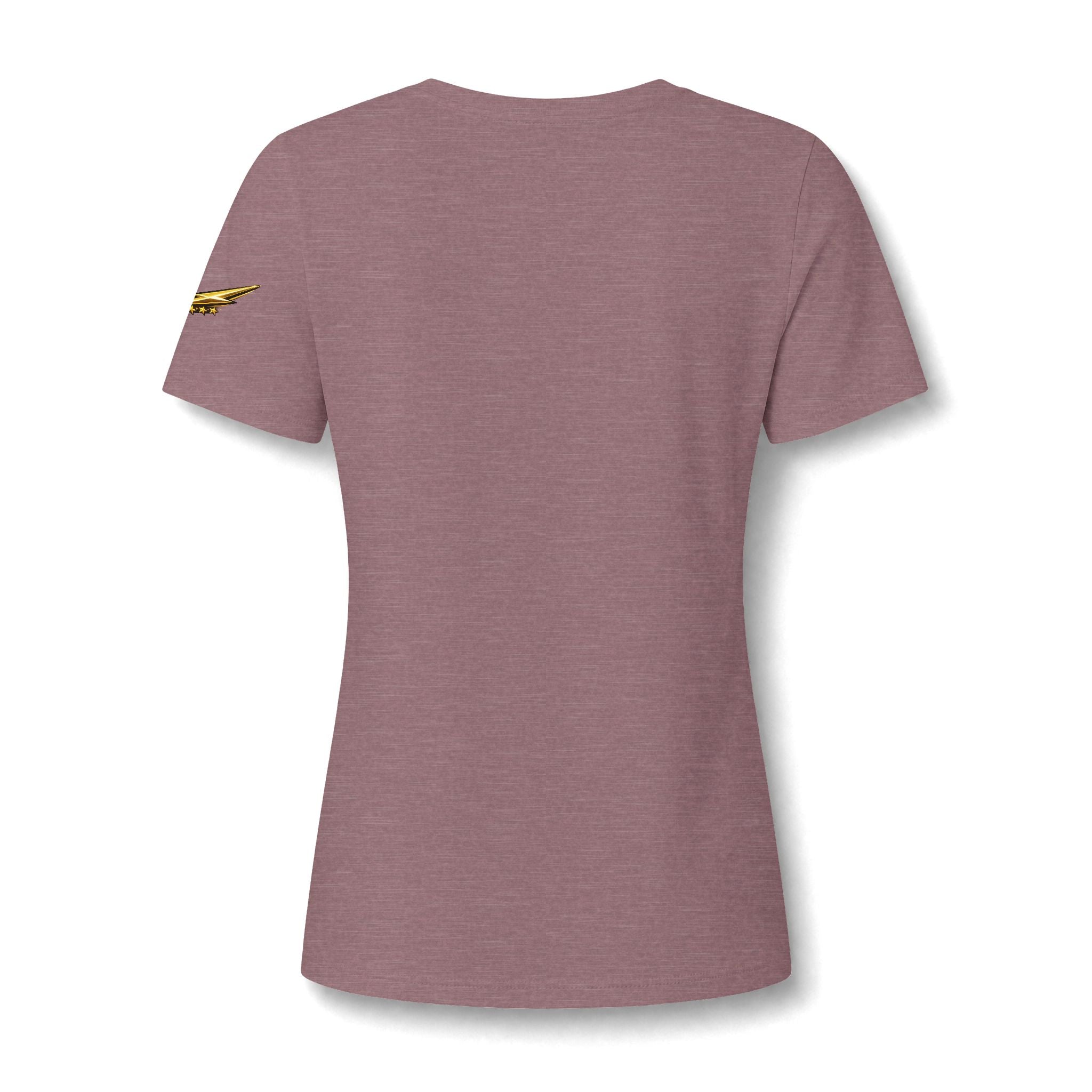 Women's V-Neck Tee — Flying Pig Angel Graphic
