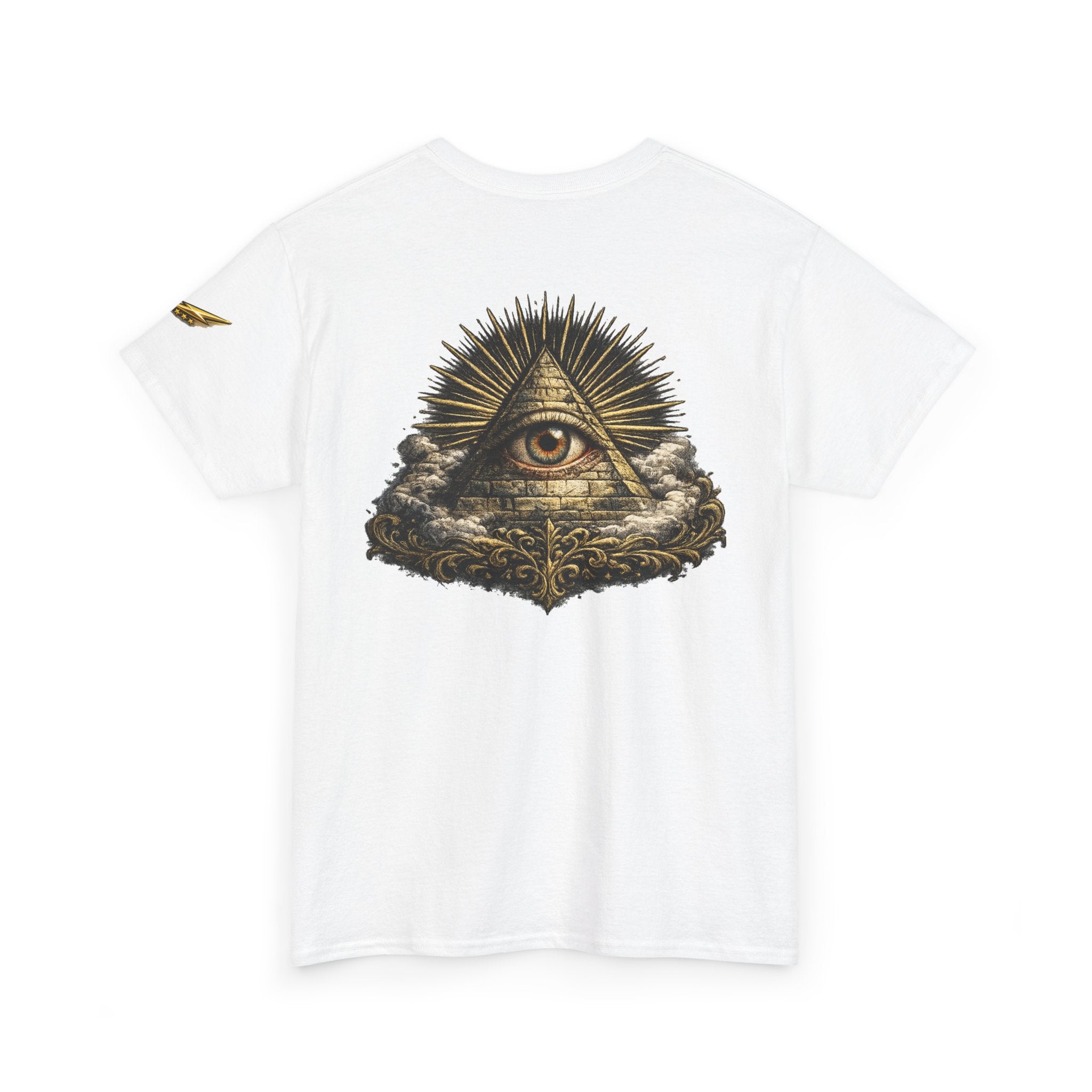 All-Seeing Eye Graphic T-Shirt — Occult Pyramid Art Tee