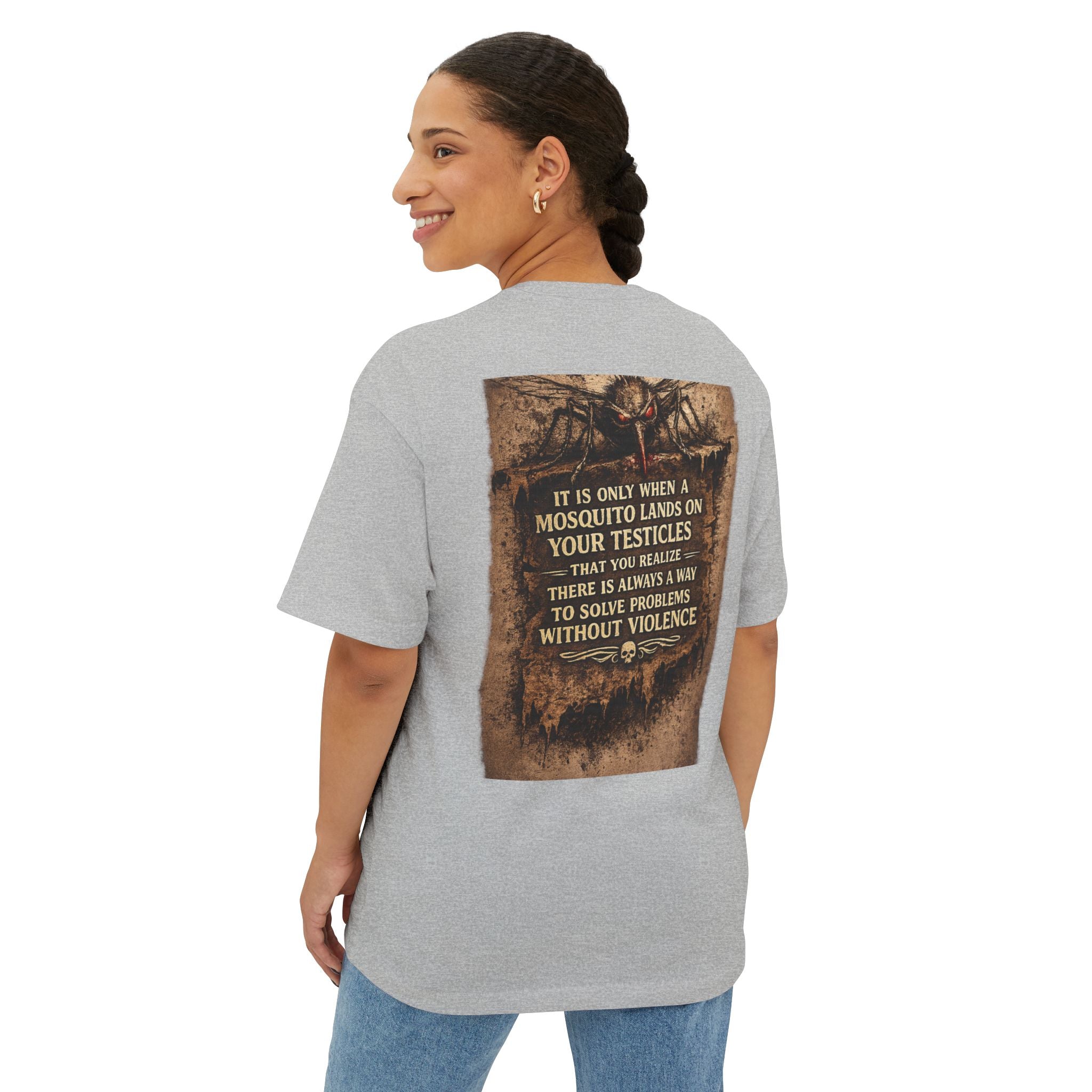T‑Shirt — 'Relentless' Mosquito Quote Graphic Tee