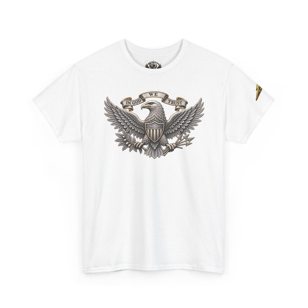 Patriotic Eagle Graphic Tee – American Shield Front & Back T‑Shirt